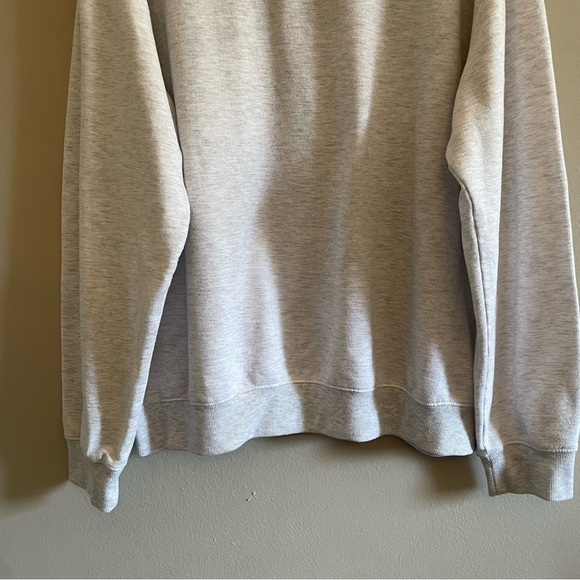 PLAYBOY Heather Grey w Forrest Green Logo Varsity Crewneck Sweater - Size XL GUC - Picture 12 of 14